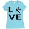 love hairstylist Ladies Fitted T-Shirt