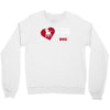 love and a dog life Crewneck Sweatshirt