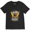 All Men Are Created Equal But Only The Best Are Born In August V-Neck Tee