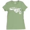 detroit smoking gun Ladies Fitted T-Shirt