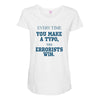 every time Maternity Scoop Neck T-shirt