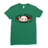September Peeking Out Baby Boy Ladies Fitted T-Shirt