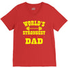 strongest dad V-Neck Tee