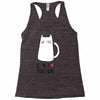 cat love person! Racerback Tank
