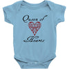 hearts queen of hearts Baby Onesie