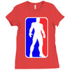 Iron Man NBA Style Ladies Fitted T-Shirt