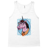 unicorn nerd graphic Tank Top