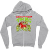 no pizza after midnight! Zipper Hoodie