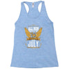 All Men Are Created Equal But Only The Best Are Born In July Racerback Tank