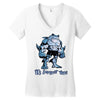 muscle shark its summer time Women's V-Neck T-Shirt