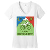 Bicycle Day t-shirt   1943 vintage (albert hofmann lsd) Women's V-Neck T-Shirt