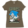 anti dauphin violeurs Ladies Fitted T-Shirt