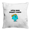 little miss smarty pants Throw Pillow