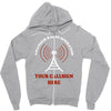 amateur ham radio callsign antenna Zipper Hoodie