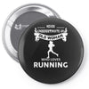 who loves running1 Pin-back button