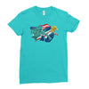 nasty woman vs trump Ladies Fitted T-Shirt