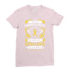 Never Underestimate the Strength of a Sarcoma Cancer Warrior Ladies Fitted T-Shirt
