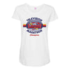 television marathon champion Maternity Scoop Neck T-shirt