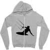 kitesurfing Zipper Hoodie
