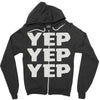 yep yep yep Zipper Hoodie