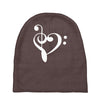 music heart rock baseball jersey Baby Beanies