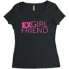 exgirl friend Women's Triblend Scoop T-shirt