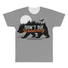 Don't Die Wondering All Over Men's T-shirt