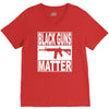 black guns matter V-Neck Tee