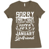 This Guy Is Taken By A Super Sexy January Girlfriend Ladies Fitted T-Shirt