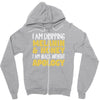 black without apology Zipper Hoodie