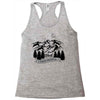i hate people Racerback Tank
