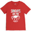 sundays are for football foot ball V-Neck Tee