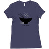 Pho Sho gif riceback Ladies Fitted T-Shirt