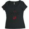 jet chemtrails red &amp; grey logo Women's Triblend Scoop T-shirt