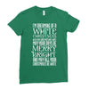 white christmas Ladies Fitted T-Shirt