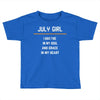 July Girl Toddler T-shirt
