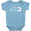 chicken and magnet Baby Bodysuit