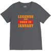 Legends Are Born In January V-Neck Tee