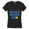 beach mode on Women's V-Neck T-Shirt