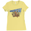 octopus with bubble gun goes pewpew Ladies Fitted T-Shirt