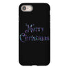 merry christmas colorful glitter iPhone 8
