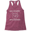 over caffeinated Racerback Tank