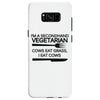 i'm a secondhand vegetarian. cows eat grass, i eat cows. Samsung Galaxy S8