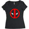 deadpool logo avengers marvel comics gift Women's Triblend Scoop T-shirt