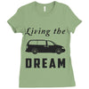 living the minivan dream Ladies Fitted T-Shirt