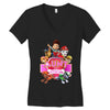paw patrol birthday girl  aunt Women's V-Neck T-Shirt