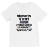 halloween is scary but stomach cancer is deadly spread the word lep sa V-Neck Tee