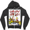 calvin hobbes Zipper Hoodie
