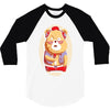 brown bear 3/4 Sleeve Shirt