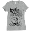 navy  girl Ladies Fitted T-Shirt